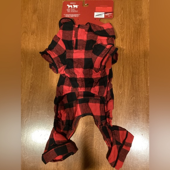 Asstd sizes Pet Pajamas Holiday Plaid Check Fleece PJs XS, S, M, L - Picture 11 of 13